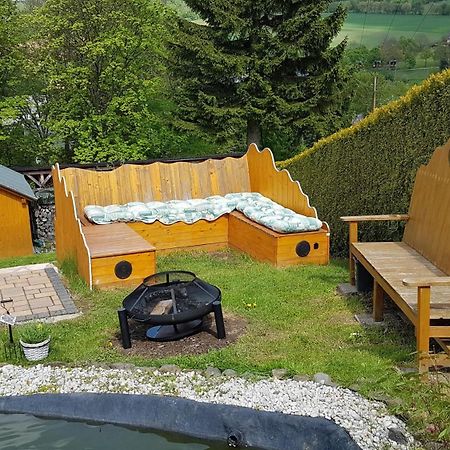 Waldhufenidyll Koenigswalde Im Erzgebirge Konigswalde Exterior foto