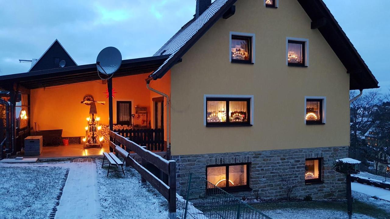 Waldhufenidyll Koenigswalde Im Erzgebirge Konigswalde Exterior foto