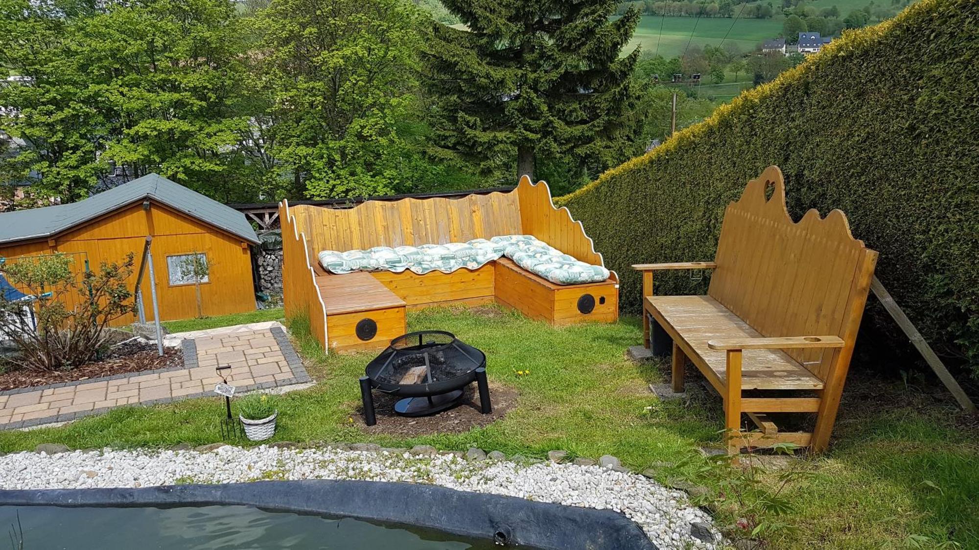 Waldhufenidyll Koenigswalde Im Erzgebirge Konigswalde Exterior foto